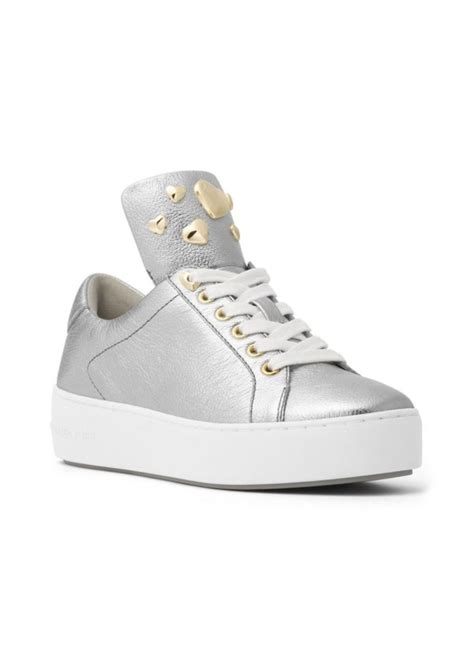 michael kors sneaker mindy|Mindy Studded Leather Sneaker .